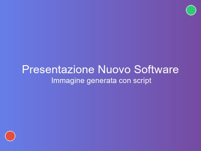 Presentazione Nuovo Software